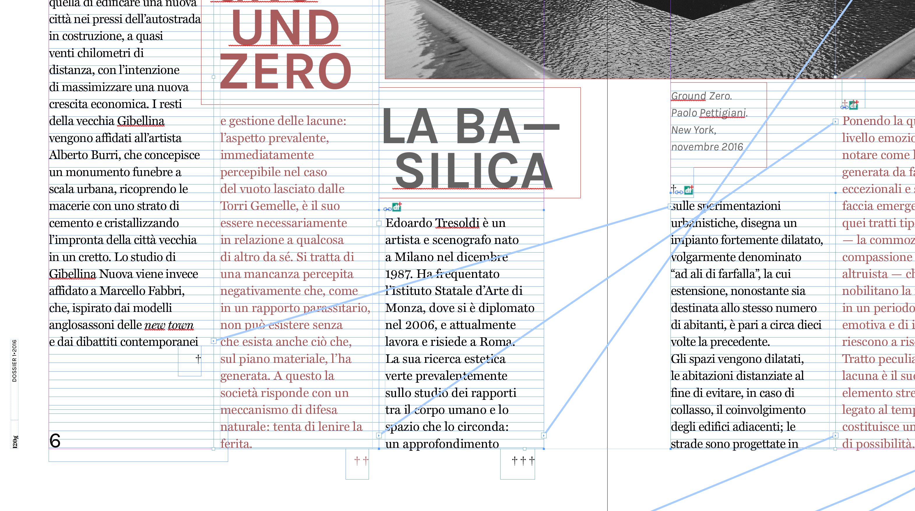 Wireframes: Dossier 01 • Lacuna