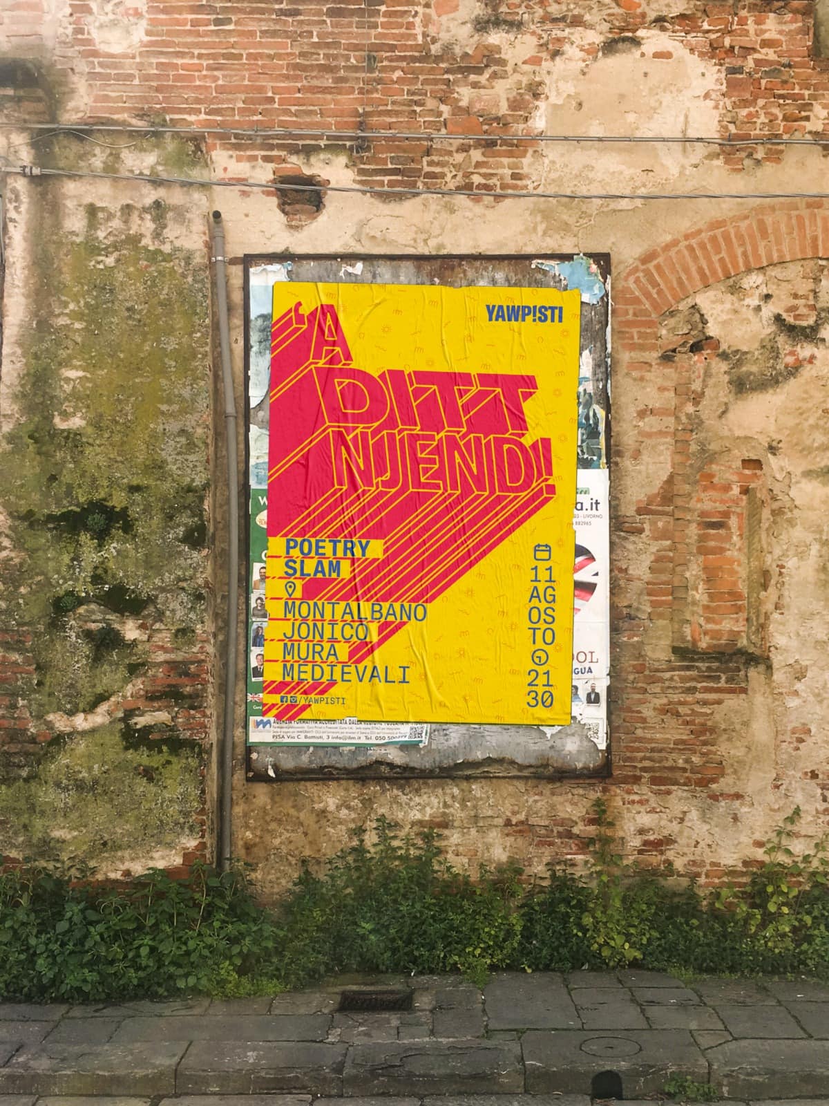 'A Ditt Njend! Poetry Slam poster