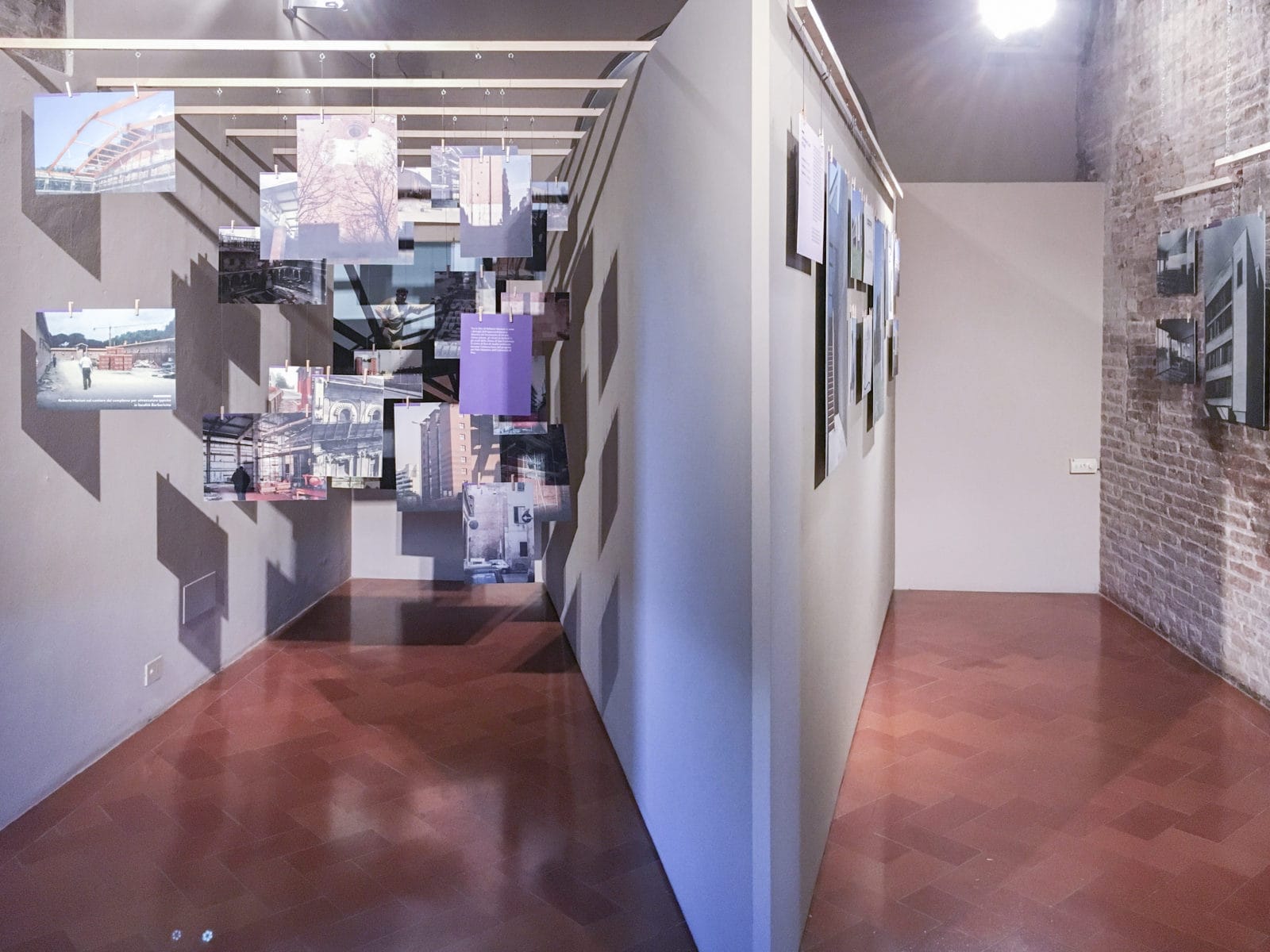 Roberto Mariani Architetto exhibition setup