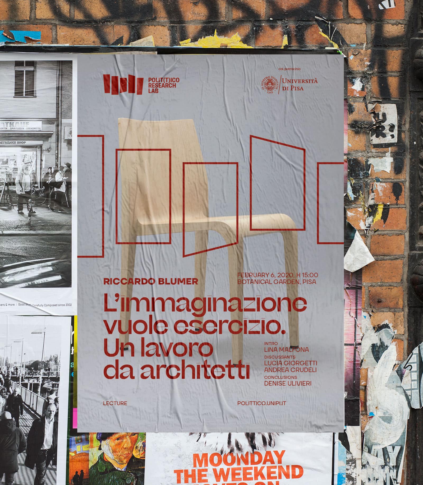 Polittico Research Lab poster / Riccardo Blumer